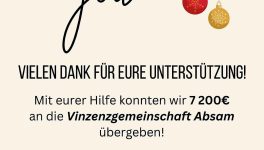 Weihnachtsaktion 2025 ergebnisse 
